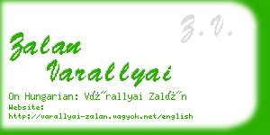 zalan varallyai business card